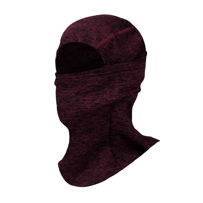 Thick-fabric insulated and windproof ski headgear for men