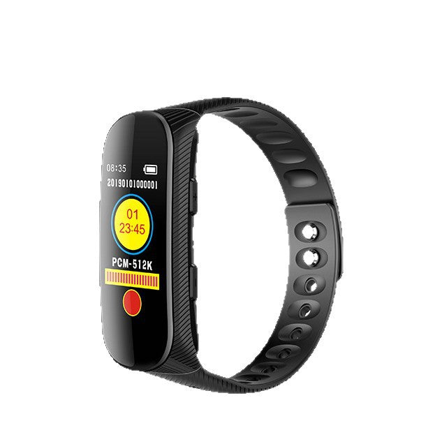 Watch, bracelet, recorder, portable