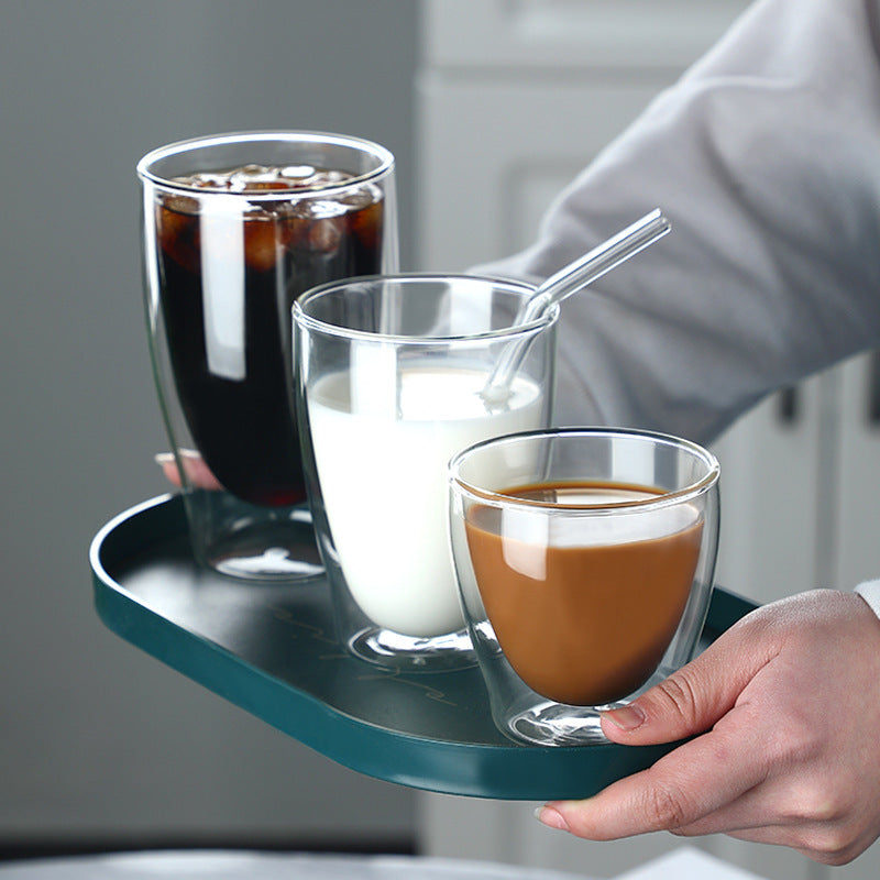 Double Wall Borosilicate Glass Cup