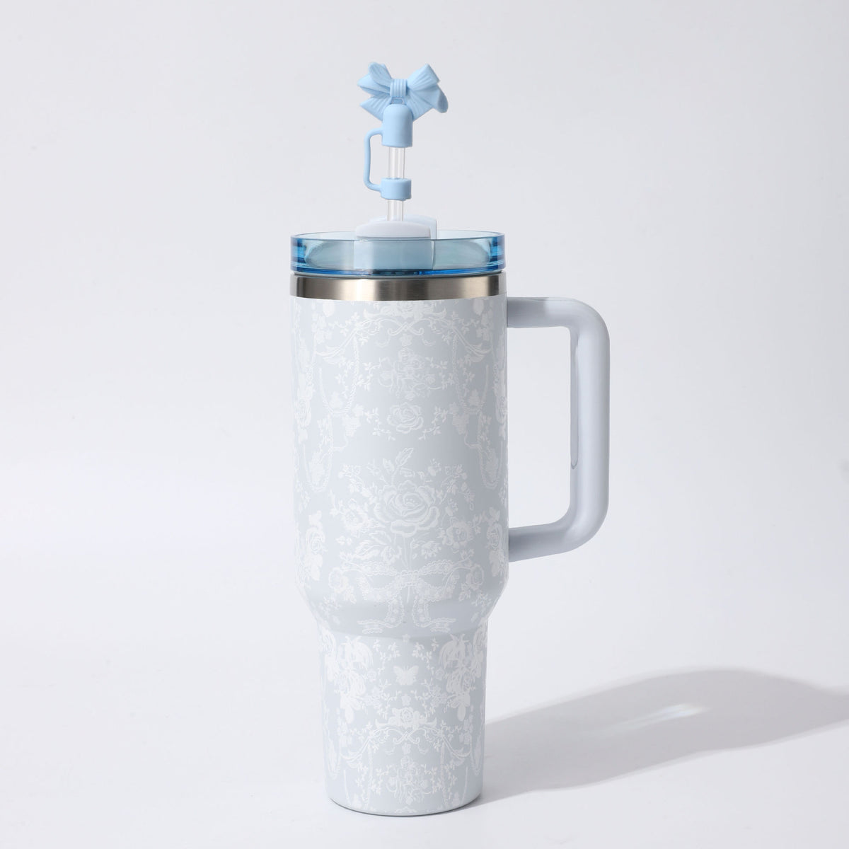 Floral Insulation Cup with Handle