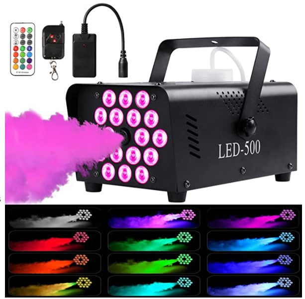 Remote control stage fog machine