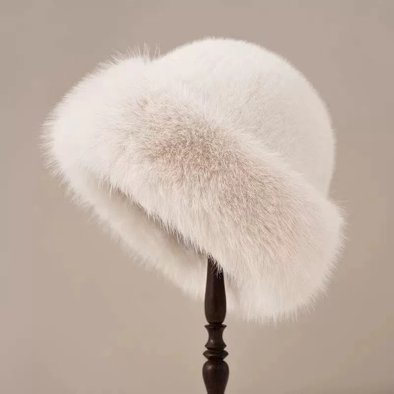 Lady's winter vacation cashmere hat teemdrop