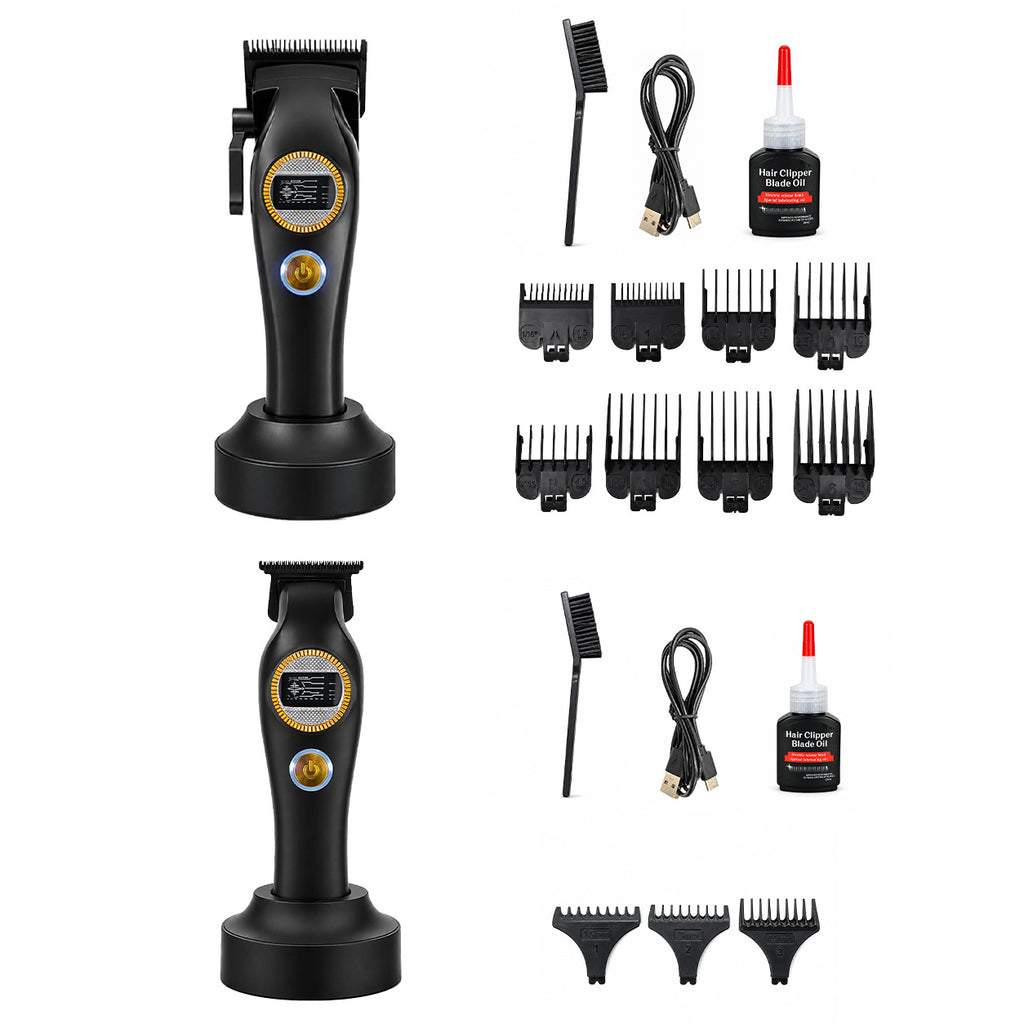 High-Speed Brushless Cordless Hair Clipper with DLC Ceramic Blade and Long Battery Life teemdrop