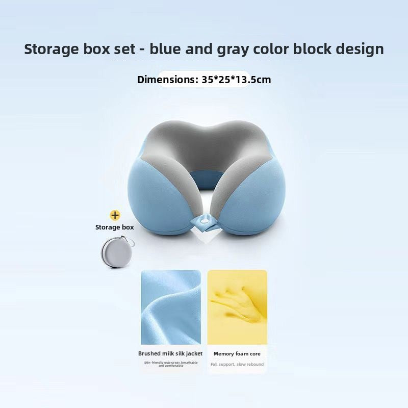 Ergonomic U-Shaped Memory Foam Travel Pillow
