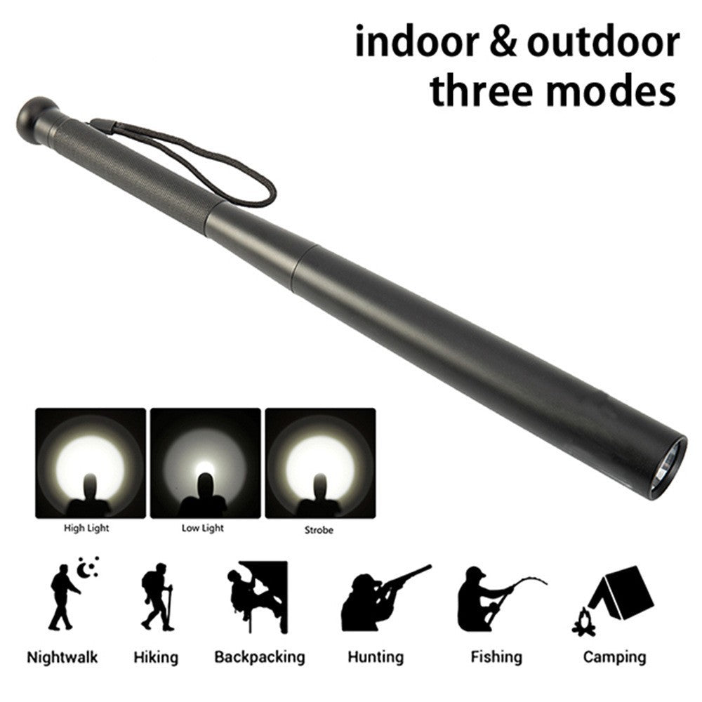 High-Intensity Baseball Bat Flashlight