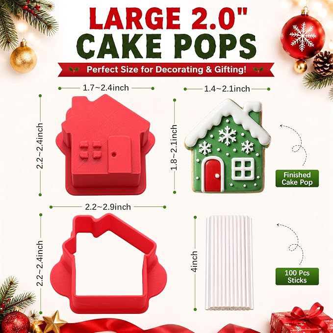 Christmas Cookie Baking Mold Set