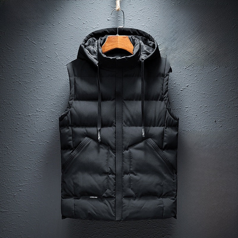 Mens Fleece-Lined Cotton Vest