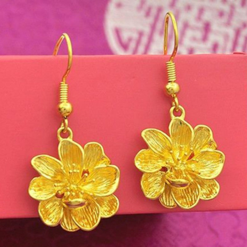 Women's Gold-Plated Alloy Earrings