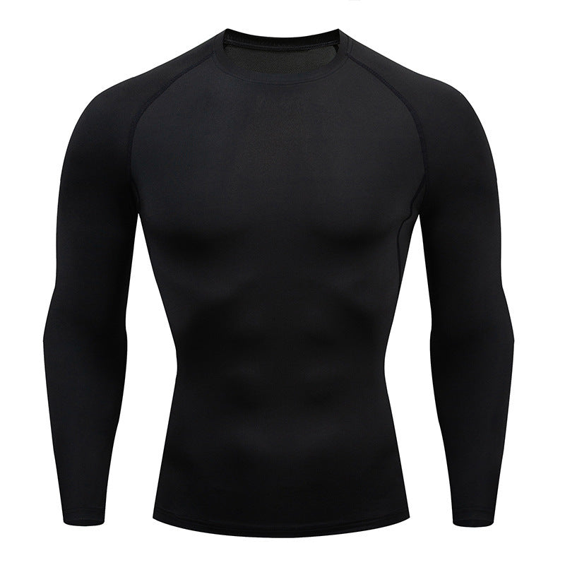 Men's Quick-Dry Long Sleeve Compression Shirt for Running and Fitness teemdrop