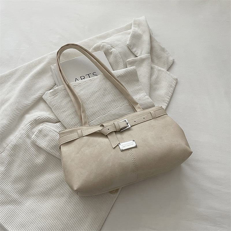 Retro Minimalist Women Shoulder Handbag