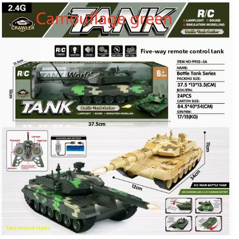 Rechargeable Remote Control Toy Tank with Launch Function