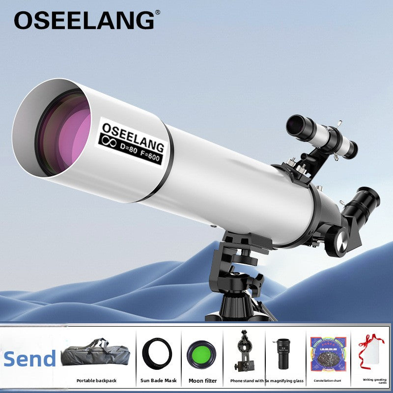 Astronomical Telescope with Star Finder for Beginners