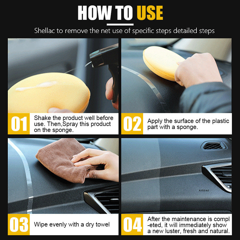 Rubber Plastic Leather Renovation Agent Interior Coating 500ml teemdrop