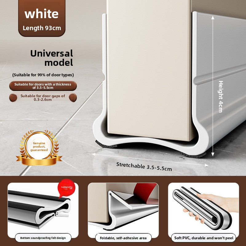 Self-Adhesive Under Door Draft Stopper Weather Stripping Seal Strip teemdrop