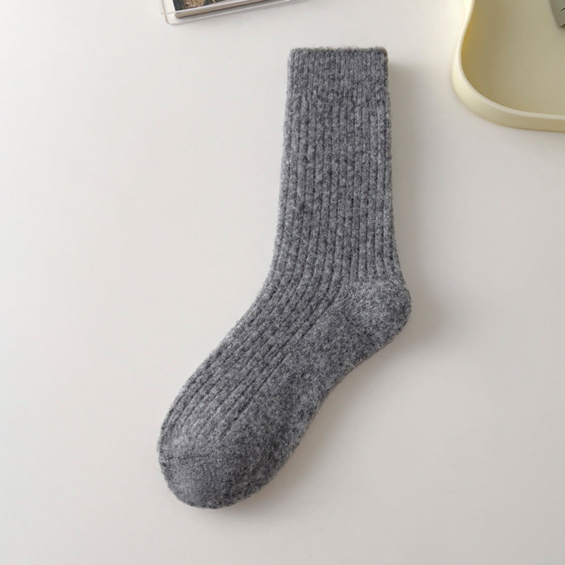 Vintage Wool Blend Mid Tube Socks