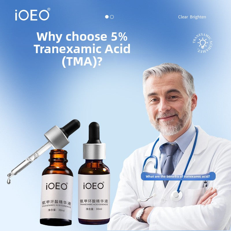ioeo 5% Tranexamic Acid Brightening Hydrating Facial Essence 30ml teemdrop