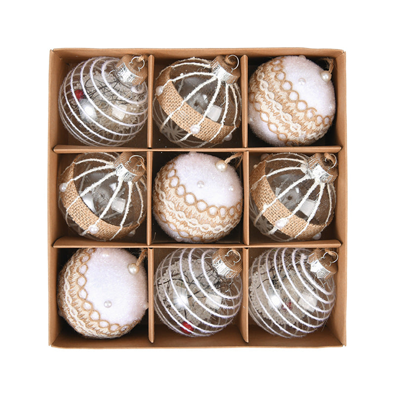 Champagne Gold Christmas Ball Ornaments