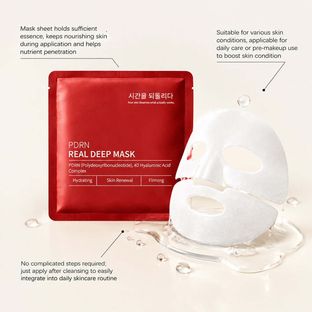 Hyaluronic Acid Moisturizing Brightening Facial Mask teemdrop
