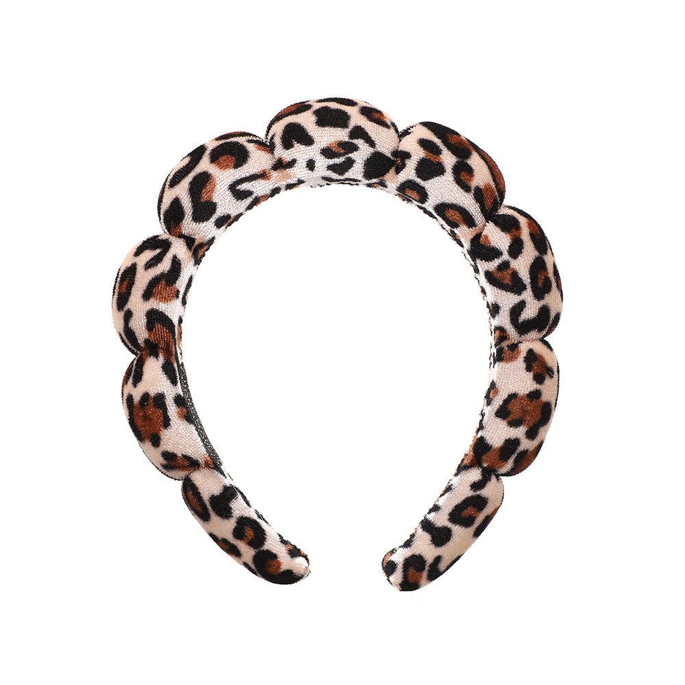 Lady's velvet sponge hairband teemdrop