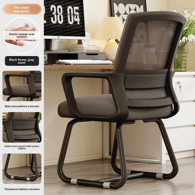 An ergonomic mesh office chair teemdrop