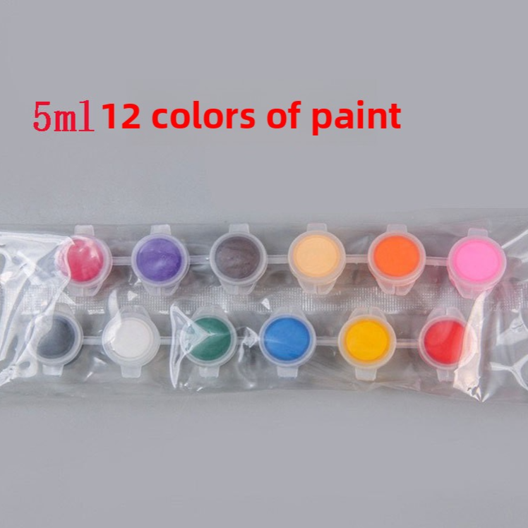 Portable Acrylic Paint Strip Set