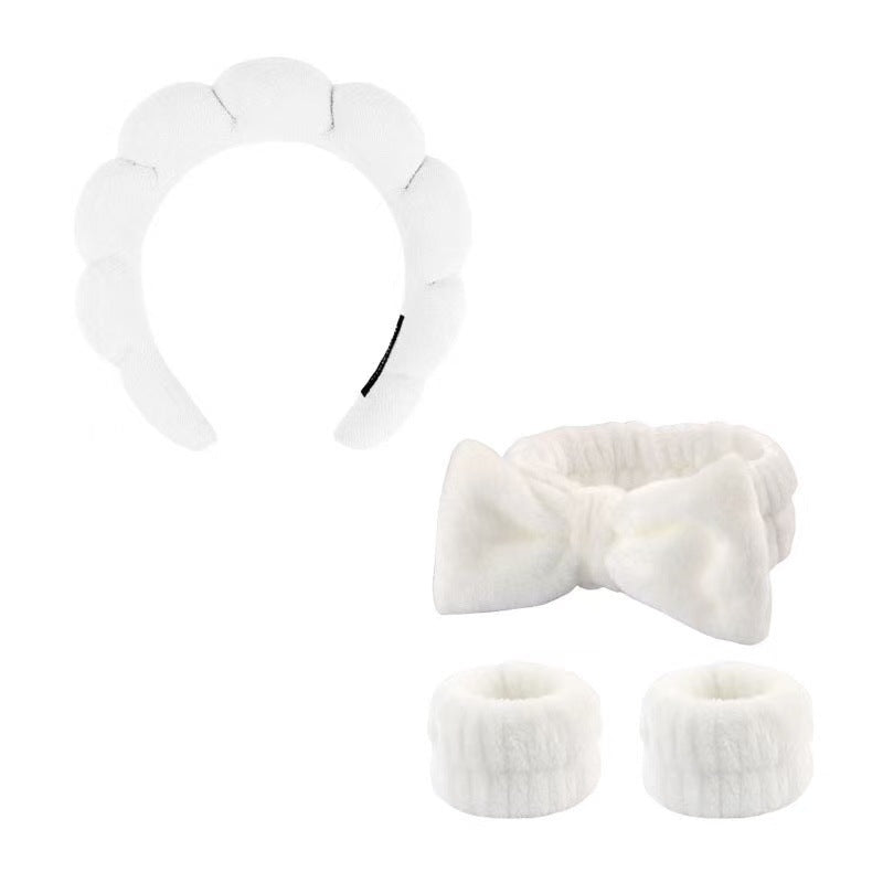 Lady's velvet sponge hairband teemdrop