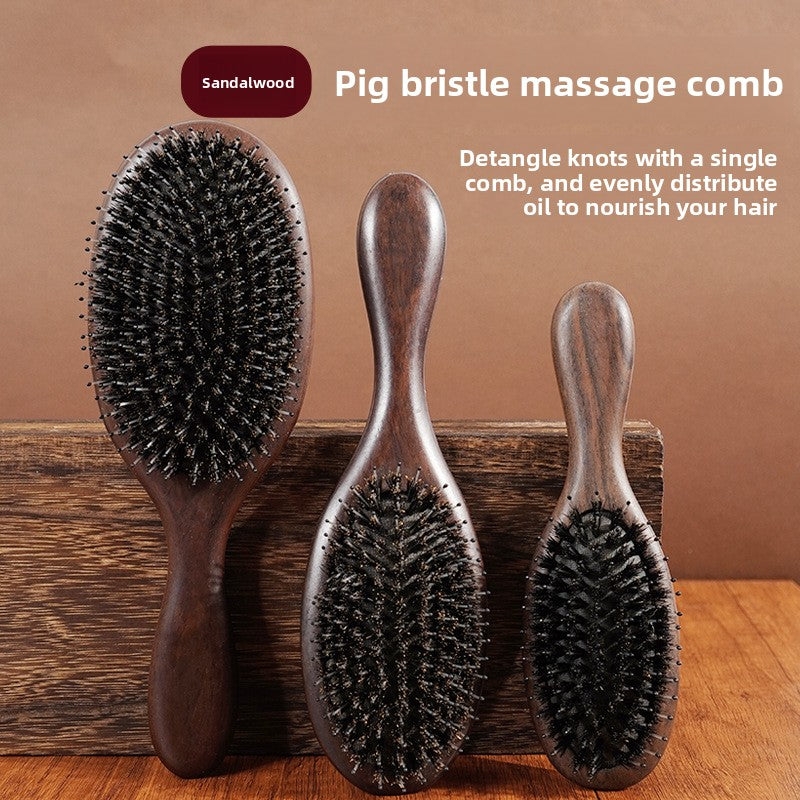 Sandalwood Bristle Air Cushion Hair Massage Comb