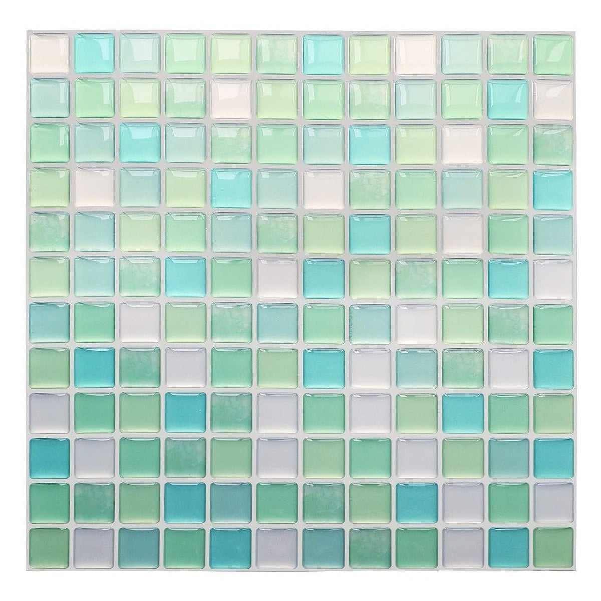 3D Self-Adhesive PET Mosaic Tile Wall Sticker for Home Decoration teemdrop