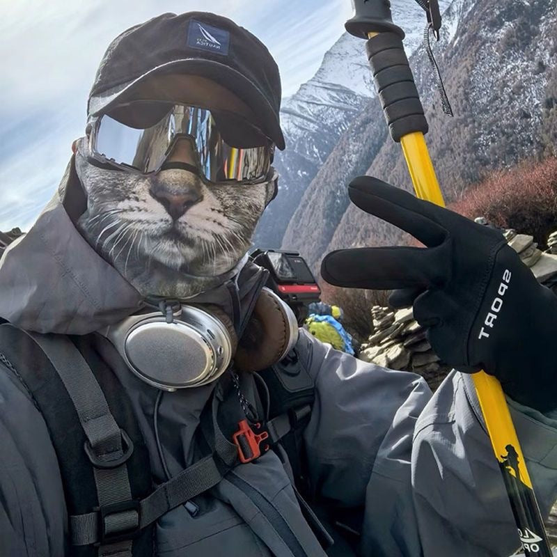 Animal Pattern Full Face Windproof Sun Mask Unisex Outdoor Sports Cycling Mask teemdrop