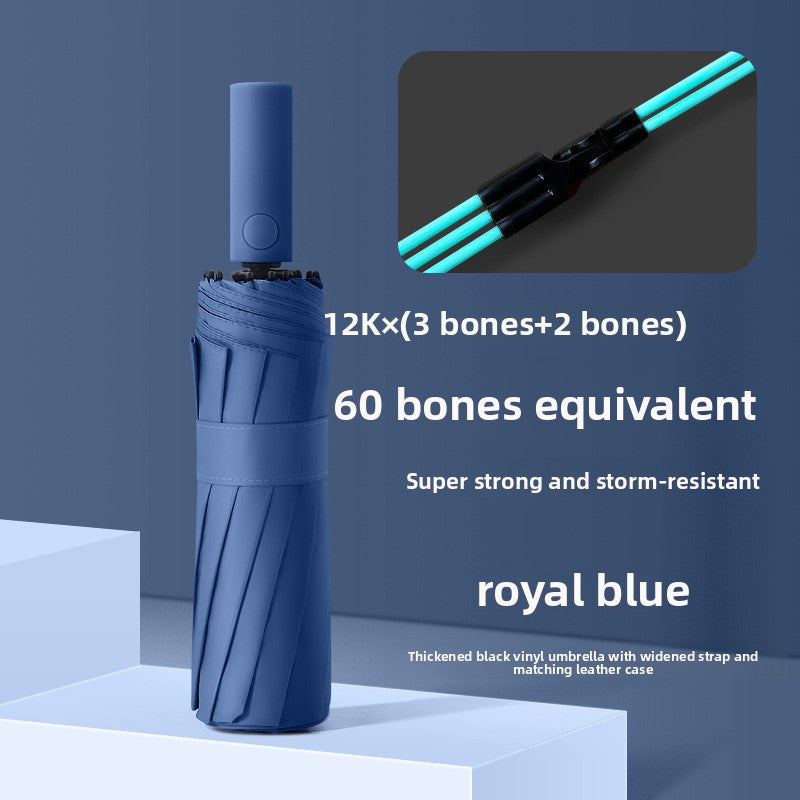 Automatic Folding Umbrella with Sun Rain Protection