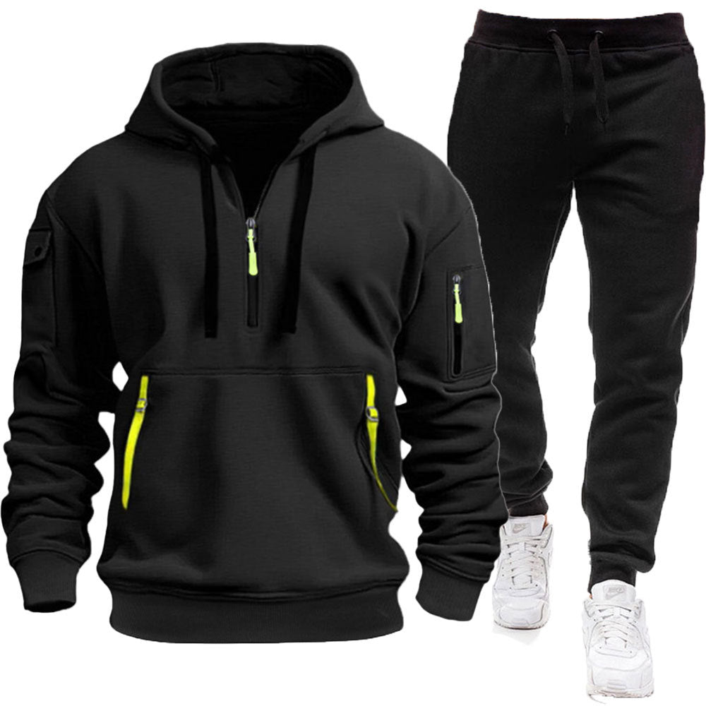 Men's hoodie with a hood teemdrop