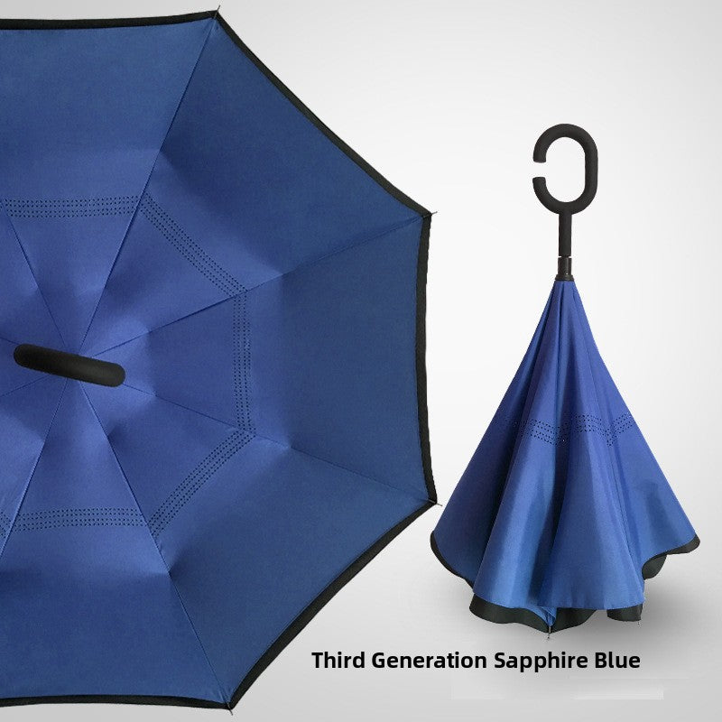 Reverse double-layer umbrella