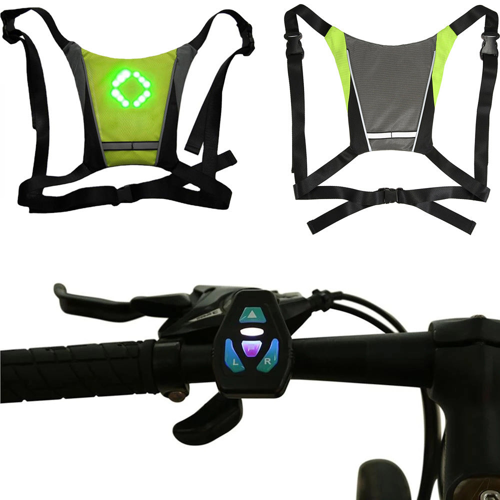 USB Rechargeable LED Cycling Vest