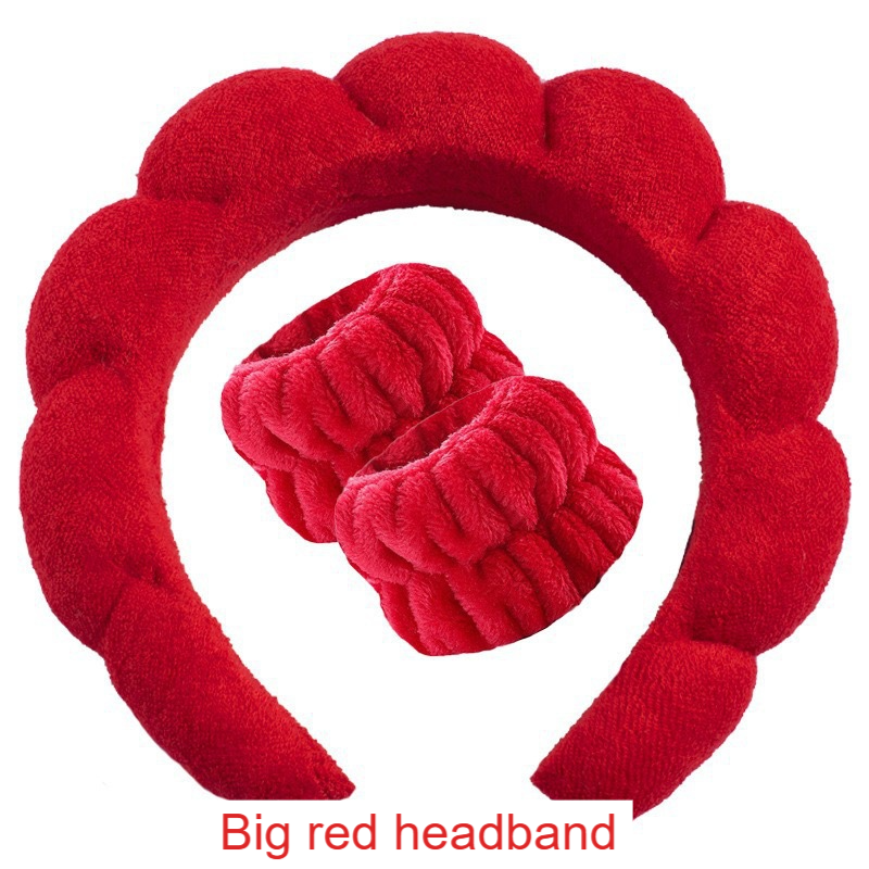 Lady's velvet sponge hairband teemdrop