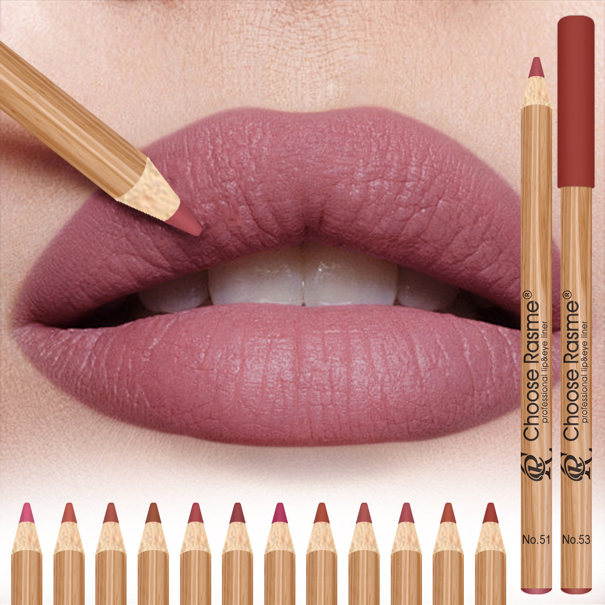 Nude matte lip liner teemdrop