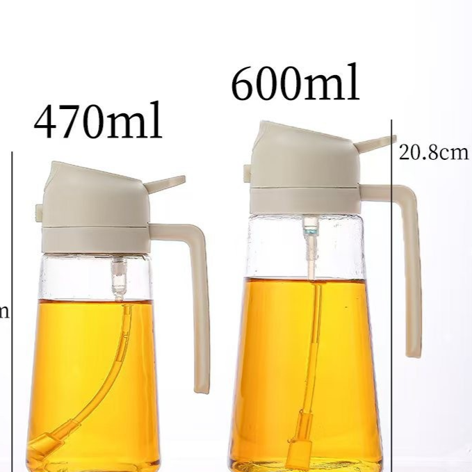 Glass Oil Pot Spray Dual-purpose Oil Tank teemdrop