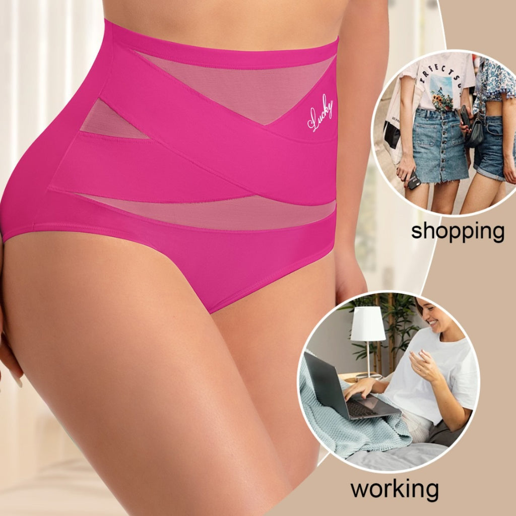 Women's high-waisted slimming and shaping pants
