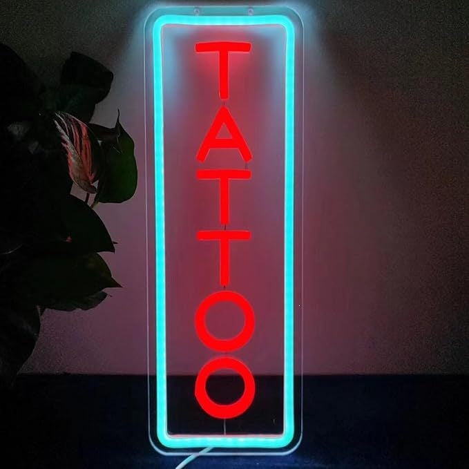 LED Acrylic Neon Light Sign Adjustable Brightness Customizable for Studio Shop Decor teemdrop