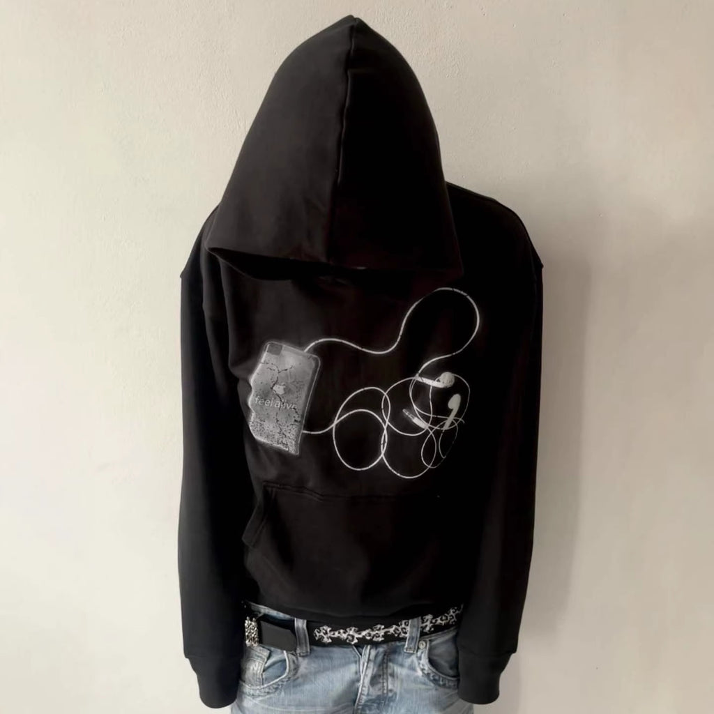 Hooded Pullover Sweatshirt