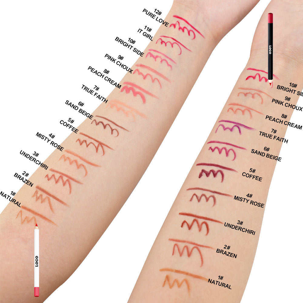 Waterproof Matte Non-Fading Nude Lip Liner Long Lasting Color teemdrop