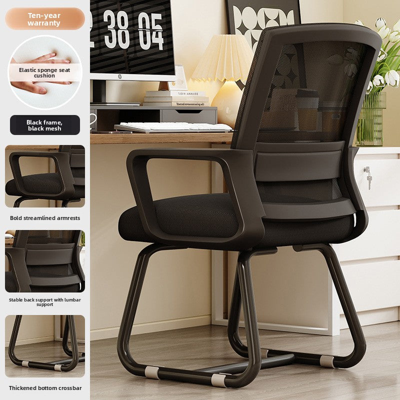 An ergonomic mesh office chair teemdrop