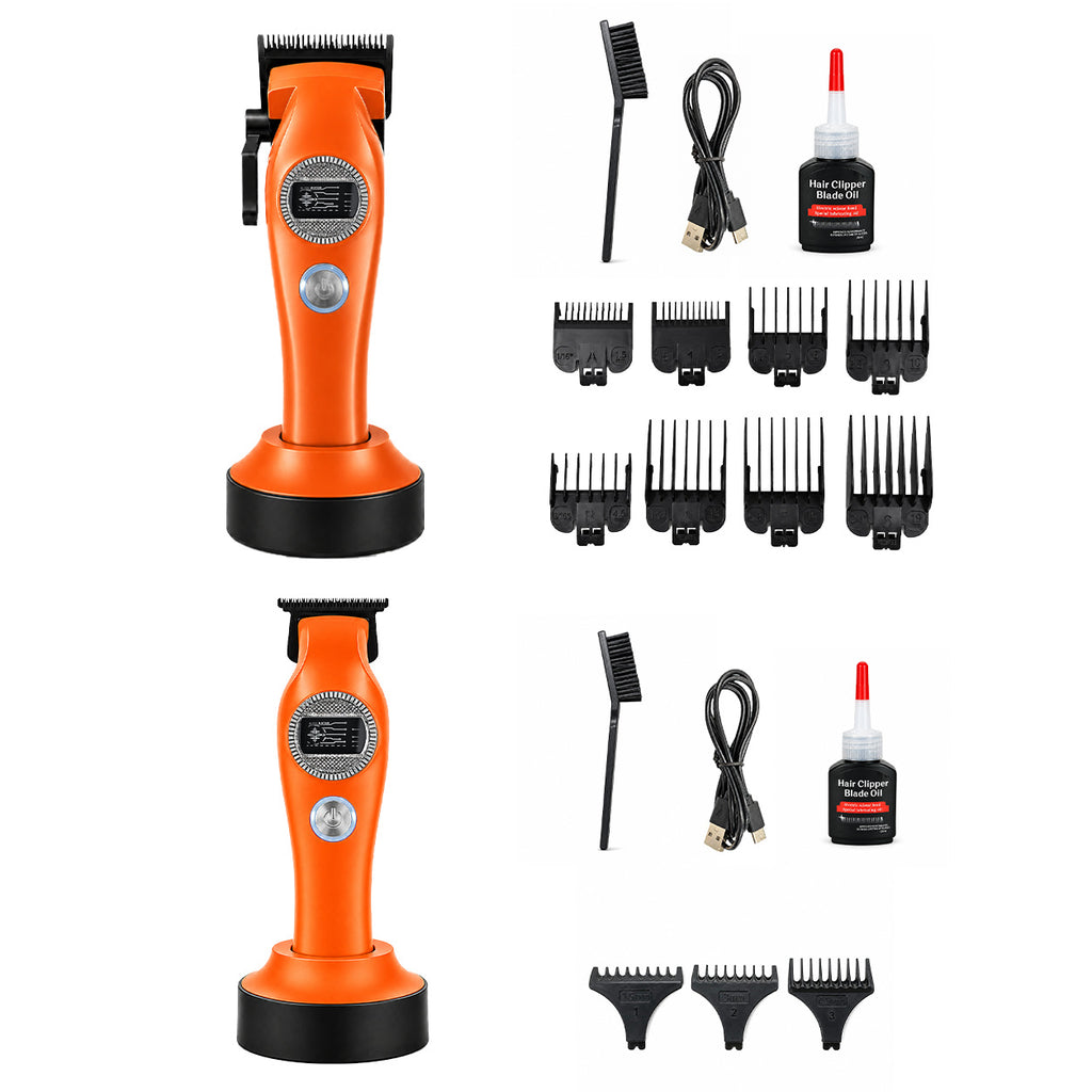 High-Speed Brushless Cordless Hair Clipper with DLC Ceramic Blade and Long Battery Life teemdrop
