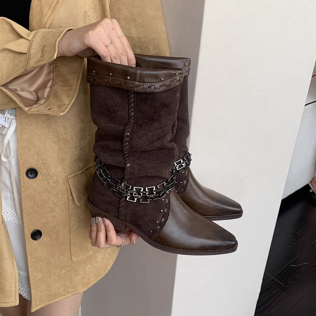 Women Suede Boots