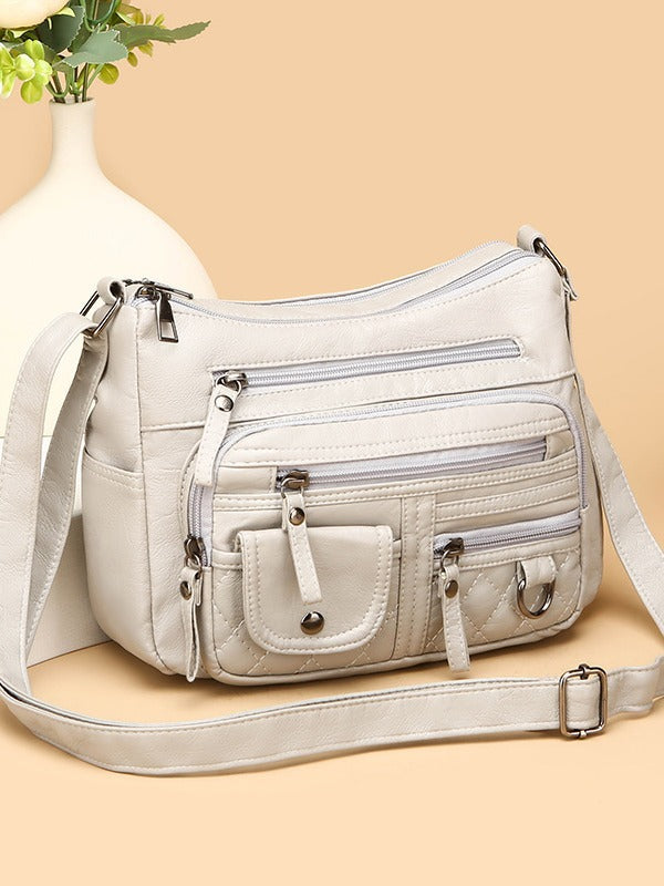 Soft PU Leather Casual Women's Single Shoulder Bag teemdrop