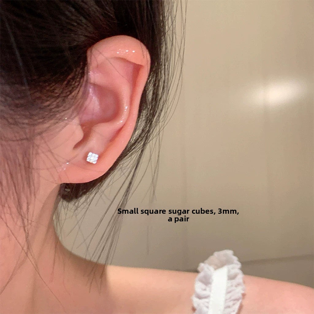 Korean Style Geometric Alloy Earrings