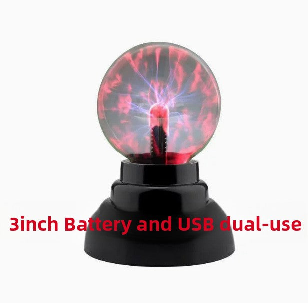 Touch-sensitive plasma ball lightning lamp