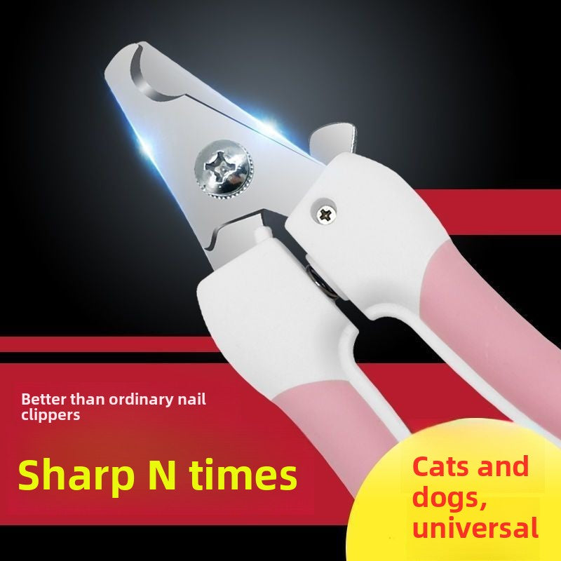 Pet Nail Clipper Stainless Steel Blade with Safety Guard