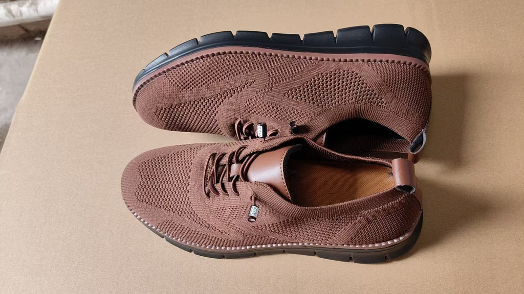 Fashionable lightweight running shoes with laces, casual sports men's shoes teemdrop