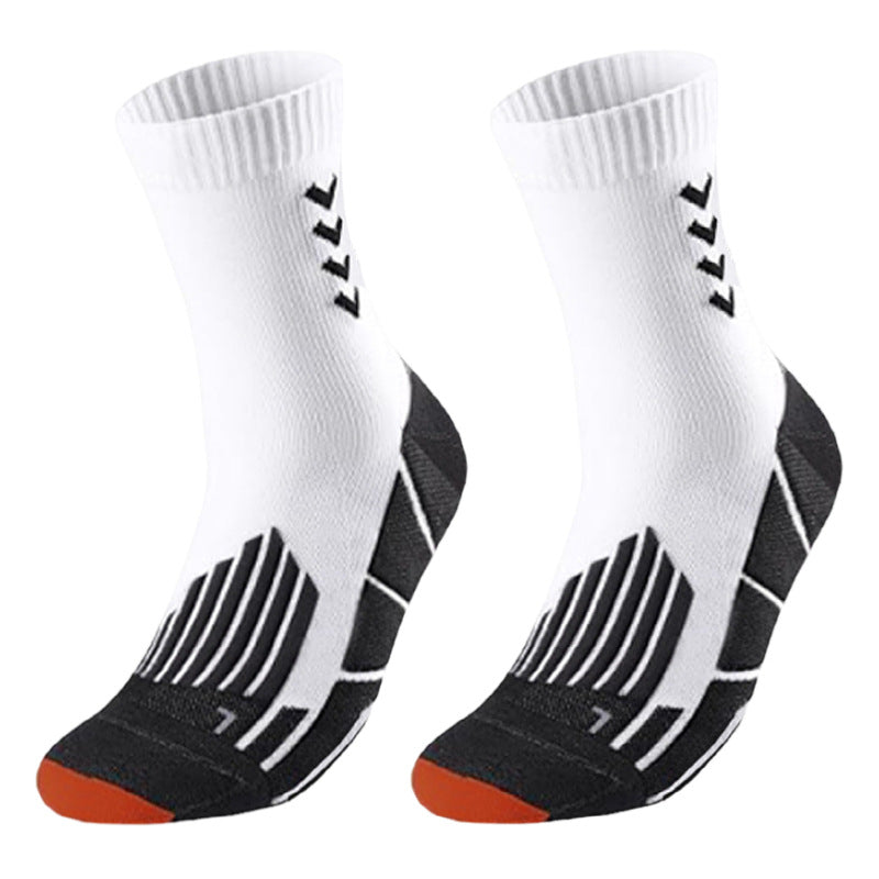 Shock-absorbing high-top sports socks teemdrop