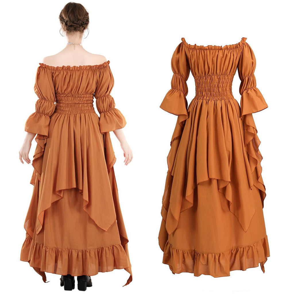 Retro women's dress teemdrop